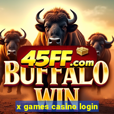 x games casino login